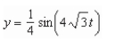 <strong>Suppose a 32-pound weight is suspended on a spring.The weight is pulled foot below the equilibrium position and released.Assume that the weight stretches the spring foot from Its natural position.Find a formula for the position of the weight as a function of time t.</strong> A) B) C) D) E)