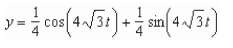 <strong>Suppose a 32-pound weight is suspended on a spring.The weight is pulled foot below the equilibrium position and released.Assume that the weight stretches the spring foot from Its natural position.Find a formula for the position of the weight as a function of time t.</strong> A) B) C) D) E)