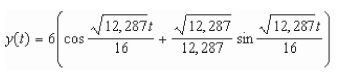 <strong>Suppose a 32-pound weight is suspended on a spring.The weight is pulled foot below the equilibrium position and released.The motion takes place in a Med that furnishes a Damping force of magnitude speed at all times.Assume that the weight stretches the spring foot From its natural position.Find a formula for the position of the weight as a function of time t.</strong> A) B) C) D) E)
