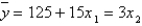 In a multiple regression analysis, the regression equation is obtained. The variable is quantitative variable, and the variable is a dummy variable with values 0 and 1. Given this information, we can interpret the slope coefficient (-3) on variable as follows: Holding constant, if the value of is changed from 0 to 1, the average value of y will decrease by 3 units.