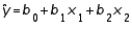 A multiple regression model has the form . The coefficient is interpreted as the change in y per unit change in .