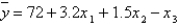 In a multiple regression problem involving 24 observations and three independent variables, the estimated regression equation is . For this model, SST = 800 and SSE = 245. Then, the value of the F statistic for testing the significance of the model is 15.102.