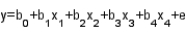 A chemist was interested in examining the effects of four chemicals on a chemical process yield. Let , i = 1, 2, 3, 4, represent the effects of the four chemicals, respectively and y be the process yield. The chemist's first instinct was to include each of the chemicals in the equation in a linear fashion. After the initial analysis, the chemist decided to remove chemicals 2 and 3 from the model. Complete model: Reduced model: Use the statistical software output above to test whether the reduced model is adequate at the 0.05 level of significance. Test Statistic: F = ______________ Reject Region: Reject if F > ______________ Conclusion: ______________ There ______________ evidence to indicate that at least one of or is not 0. The reduced model ______________ adequate.