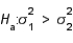<strong>In testing vs. , which of the following statements is true?</strong> A) The larger sample variance must be used as the numerator of the F-test statistic. B) The level of significance needs to be doubled before finding the critical value in the F-table. C) The alternative hypothesis must contain the equality. D) You are free to decide which of the two populations you want to call Population 1. E) The level of significance needs to be doubled before finding the critical value in the F-table and the alternative hypothesis must contain the equality.