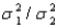 Independent random samples from two normal populations produced the variances listed here: Do the data provide sufficient evidence to indicate that differs from ? Test using = .05. Test Statistic = ______________ Reject Region: Reject H<sub>0</sub> if F> ______________ Conclusion: ______________ One ______________ conclude that the variances are different. Find the approximate p-value for the test and interpret its value. ______________ Enter (n1, n2) Develop a 95% confidence interval for . CI = ______________ Enter (n1, n2)