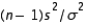 <strong>The statistic is chi-squared distributed with n-1 degrees of freedom only if:</strong> A) the population is normally distributed with variance equal to B) the sample is normally distributed with variance equal to C) the sample has a Student t distribution with degrees of freedom equal to n-1 D) all of these E) none of these