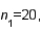 Two independent samples are selected at random from two normal populations. The sample statistics are as follows: and Assume that a two-tailed hypothesis test is conducted at , what is the value of the test statistic?