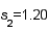 In testing whether the means of two normal populations are equal, summary statistics computed for two independent samples are as follows: , , , , , and . Assume that the population variances are equal. Then, the standard error of the sampling distribution of the sample mean difference is equal to: