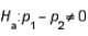 In testing vs. using a significance level equal to .05, the critical value that will be used to conduct the test is z = 1.645.