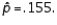 In testing vs. a random sample of size 200 produced a sample proportion Given these results, the null hypothesis should not be rejected at = .05.