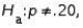 <strong>In testing vs. random sample of size 200 produced a sample proportion Given these results, the p-value of the test is approximately:</strong> A) .4616 B) .5384 C) .0384 D) .0768 E) .2812