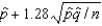 A 90% upper confidence bound (UCB) for the population proportion p can be constructed using the following equation: UCB =