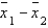 The difference between two sample means is an unbiased estimator of the difference between two population means .