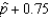 Suppose that a 95% confidence interval for the population proportion p is given by . This notation means that we are 95% confident that p falls between and .