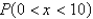 Let x denote the weight gain in pounds per month for a calf. The probability distribution of x is shown below. a. Find the average weight gain in pounds per month for a calf. ______________ b. Find the variance of the weight gain. ______________ c. What is ? ______________ d. What is ? ______________ e. What is ? ______________