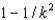 Tchebysheff's Theorem states that: Given a number k greater than or equal to 1, and a set of measurements, at least ( ) of the measurements in the data set will lie within k standard deviations of their mean.