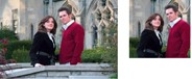 <strong> As shown in the figure above, ________ the picture on the left has transformed it into the picture on the right.</strong> A)softening B)compressing C)cropping D)sharpening