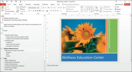 <strong> In the figure shown above, the presentation is displayed in ________ view.</strong> A)Normal B)Presenter C)Outline D)Slide Master