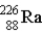 <strong>The chart below shows part of the radioactive series beginning with the isotope . The isotope marked with an X is </strong> A) . B) . C) . D) . E) .