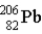 <strong>One of the naturally occurring radioactive series begins with . Which of the following isotopes is the stable isotope at the end of this series?</strong> A) B) C) D) E) None of the above choices can be correct.