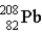 <strong>One of the naturally occurring radioactive series begins with . Which of the following isotopes is the stable isotope at the end of this series?</strong> A) B) C) D) E) None of the above choices can be correct.