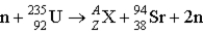 <strong>Find the unknown atomic number and mass number respectively, for the following reaction </strong> A) 141, 53 B) 140, 54 C) 53, 41 D) 54, 140 E) 54, 141