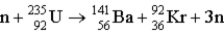 <strong>How much energy (in MeV) is released when a fissions to and in the reaction m(n) = 1.008665 u m(U) = 235.043915 u M(Ba) = 140.9139 u M(Kr) = 91.8973 u U = 1.66 × 10−<sup>27</sup> kg</strong> A) 100 B) 50 C) 200 D) 150 E) 250