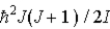 <strong>Assume the angular momentum of a diatomic molecule is quantized according to the relation   . What are the allowed rotational kinetic energies?</strong> A)   B)   C)   D)   E)   <div style=padding-top: 35px> 