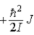 <strong>When a molecule jumps from a rotational energy level characterized by the rotational quantum number J to one characterized by J − 1, the difference in energy of levels J and J − 1, E<sub>J</sub> − EJ<sub> </sub><sub>−</sub><sub> 1</sub>, is</strong> A)   . B)   . C)   . D)   . E)   . <div style=padding-top: 35px> 