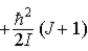 <strong>When a molecule jumps from a rotational energy level characterized by the rotational quantum number J to one characterized by J − 1, the difference in energy of levels J and J − 1, E<sub>J</sub> − EJ<sub> </sub><sub>−</sub><sub> 1</sub>, is</strong> A)   . B)   . C)   . D)   . E)   . <div style=padding-top: 35px> 
