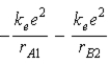 <strong>The diagram below shows the distance between the nuclei, p<sub>A</sub> and p<sub>B</sub>, and the electrons, e<sub>1</sub> and e<sub>2</sub>, in a hydrogen molecule. We would expect the electrostatic potential energy of this molecule to be  </strong> A)   . B)   . C)   . D)   . E)   . <div style=padding-top: 35px> 