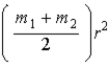 <strong>When calculating the rotational kinetic energy of a diatomic molecule, with atoms of mass m<sub>1</sub> and m<sub>2</sub>,the moment of inertia about an axis passing through the molecule's center of mass, with r the atomic separation, is</strong> A)   . B)   . C)   . D)   . E)   . <div style=padding-top: 35px> 