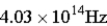 <strong>The energy gap for a semiconductor is 1.25 eV. Of the frequencies given below, what is the minimum frequency photon than can move an electron from the valence band to the conduction band?</strong> A)   B)   C)   D)   E)   <div style=padding-top: 35px> 