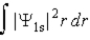 <strong>The probability density for the 1s state is given by |Ψ<sub>1</sub><sub>s</sub>|<sup>2</sup>. The probability of finding the particle somewhere in space is</strong> A) B) C) D) E)