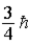 <strong>The magnitude of the spin angular momentum for an electron is equal to</strong> A) B) C) /2 D) ± /2 E)