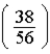 <strong>The number of electrons in the n = 4, = 2 subshell in strontium (Z = 38) is ____ the number of electrons in the n =4, =2 subshell in barium (Z = 56).</strong> A) times B) times C) equal to D) times E) times