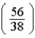 <strong>The number of electrons in the n = 4, = 2 subshell in strontium (Z = 38) is ____ the number of electrons in the n =4, =2 subshell in barium (Z = 56).</strong> A) times B) times C) equal to D) times E) times