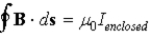 <strong>The correct form of Ampere's law for circuits with gaps in them is</strong> A) . B) . C) . D) . E) .