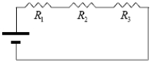 <strong>The circuit below shows three resistors in series. R<sub>3</sub> > R<sub>2</sub> > R<sub>1</sub>. The resistors are all made of the same wire with the same diameter but have different lengths. Rank the magnitudes of the electric fields in the resistors from least to greatest. </strong> A) E<sub>3</sub> < E<sub>2</sub> < E<sub>1</sub>. B) E<sub>2</sub> < E<sub>1</sub> = E<sub>3</sub>. C) E<sub>1</sub> = E<sub>2</sub> = E<sub>3</sub>. D) E<sub>1</sub> = E<sub>3</sub> < E<sub>2</sub>. E) E<sub>1</sub> < E<sub>2</sub> < E<sub>3</sub>.