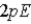 <strong>An electric dipole having dipole moment of magnitude p is placed in a uniform electric field having magnitude E. What is the magnitude of the greatest change in potential energy that can happen for this dipole in this field?</strong> A) pE B) C) 4pE D) E) No answer given is correct.