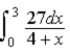 <strong>Charge of uniform linear density 3.0 nC/m is distributed along the x axis from x = 0 to x = 3 m. Which of the following integrals is correct for the electric potential (relative to zero at infinity) at the point x = +4 m on the x axis?</strong> A) B) C) D) E)