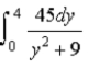 <strong>A charge of 20 nC is distributed uniformly along the y axis from y = 0 to y = 4 m. Which of the following integrals is correct for the electric potential (relative to zero at infinity) at the point x = +3 m on the x axis?</strong> A) B) C) D) E)