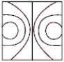 <strong>Which of the following represents the equipotential lines of a dipole?</strong> A) B) C) D) E)