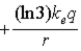 <strong>A series of 3 uncharged concentric spherical conducting shells surround a small central charge q. The potential at a point outside the third shell, at distance r from the center, and relative to V = 0 at ∞, is</strong> A) . B) . C) . D) . E) .