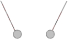 <strong>Two identical pith balls supported by insulating threads hang side by side and close together, as shown below.   One is positively charged; the other is neutral. We can conclude that</strong> A) all field lines leaving the positively charged pith ball end on the neutral pith ball. B) some of the field lines leaving the positively charged pith ball end on the neutral pith ball. C) none of the field lines leaving the positively charged pith ball end on the neutral pith ball. D) positive charge is transferred along the field lines until both balls have equal charges. E) positive charge is transferred along the field lines until both balls hang along vertical lines. <div style=padding-top: 35px> 