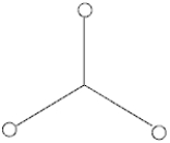 Three 2.50 μC charges are placed on tiny conducting spheres at the ends of 1.00 m-long strings that are connected at 120° angles as shown below. The magnitude, in N, of the force on any one of the charges is