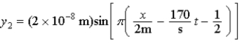 <strong>The superposition of two waves, and , results in a wave with a wavelength of</strong> A) m. B) 2 m. C) π m. D) 4 m. E) 4π m.