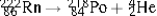 <strong>Which one of the following equations correctly represents alpha decay of ?</strong> A) B) C) D) E)