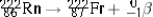 <strong>Which one of the following equations correctly represents alpha decay of ?</strong> A) B) C) D) E)