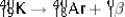 <strong>Which one of the following equations correctly represents positron decay of ?</strong> A) B) C) D) E)